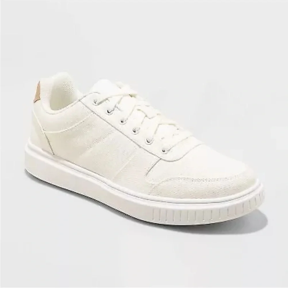 Men's Caeden Sneakers - Goodfellow & Co Beige - Picture 1 of 6